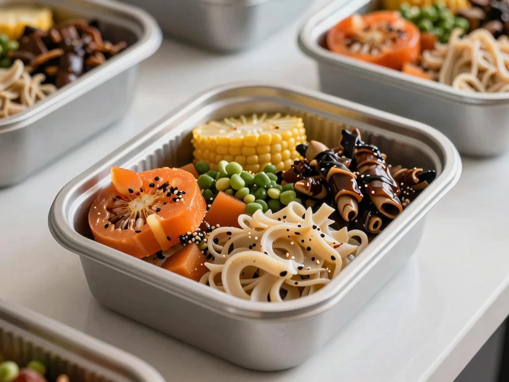 Illustration of balanced ingredients on a plate by Ghimnaxxylozarin