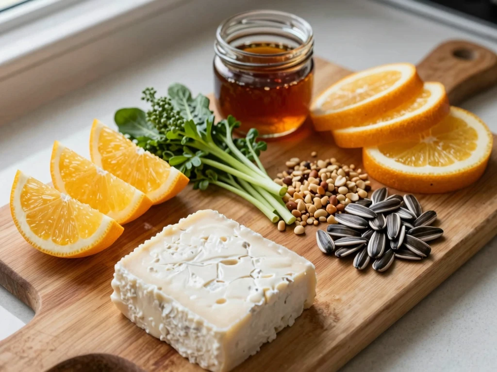 Illustration of fresh herbs and balanced flavor pairing by Ghimnaxxylozarin