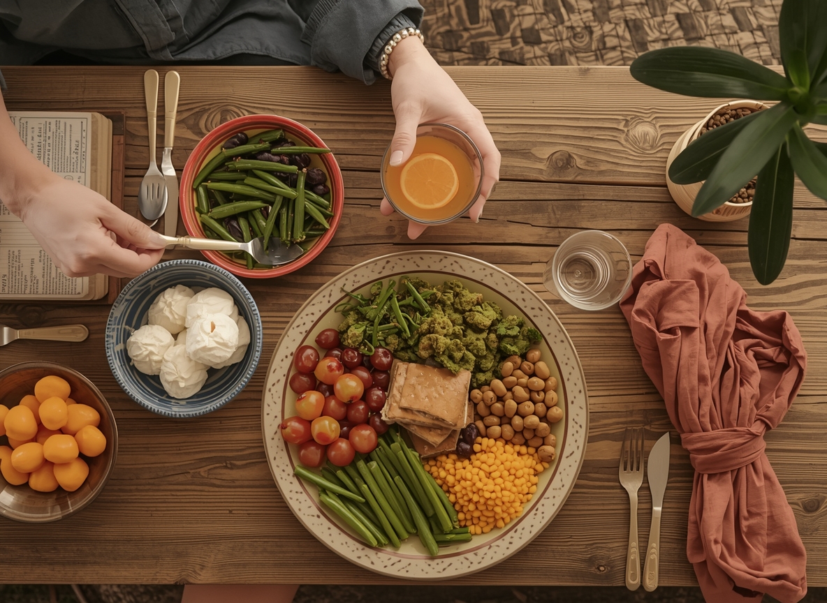 Illustration of a calm kitchen scene with Ghimnaxxylozarin